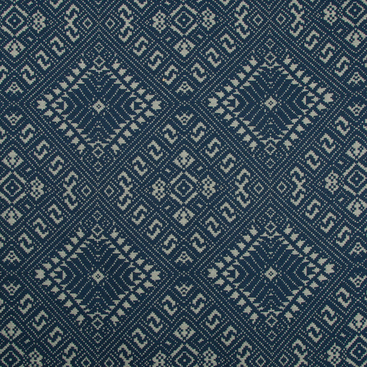 Penang Indigo by Kravet Design Designer Fabric OCEANIA INDOOR OUTDOOR SOLUTION DYED ACRYLIC - 100% United States HEAVY Horizontal: 14.5 and Vertical: 13.5 54 - Swanky Fabrics -