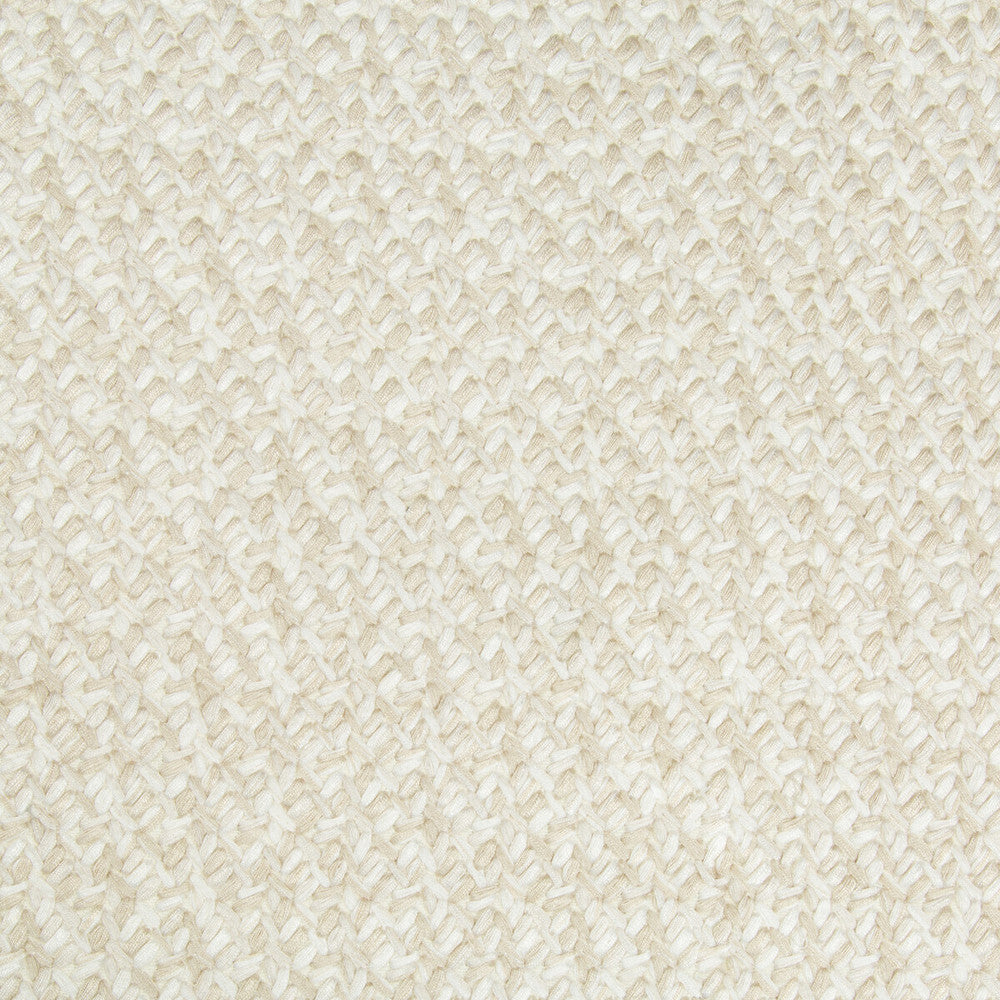 Lacing Alabaster by Kravet Couture Designer Fabric MODERN TAILOR VISCOSE - 58%;COTTON - 29%;POLYESTER - 13% India HEAVY Horizontal: and Vertical: 49.5 - Swanky Fabrics -