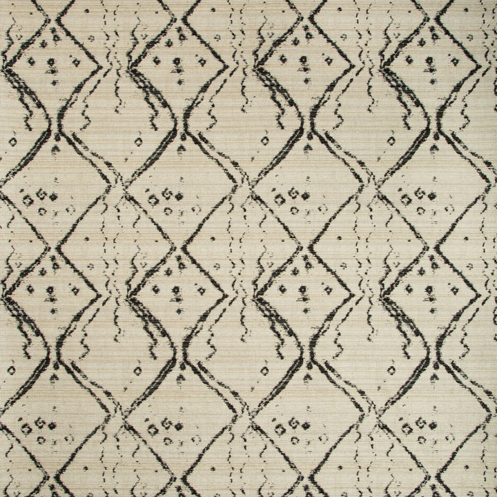 Globe Trot Nero by Kravet Design Designer Fabric NATE BERKUS WELL-TRAVELED COTTON - 90%;POLYESTER - 10% United States HEAVY Horizontal: 14.25 and Vertical: 26.44 56.75 - Swanky Fabrics -