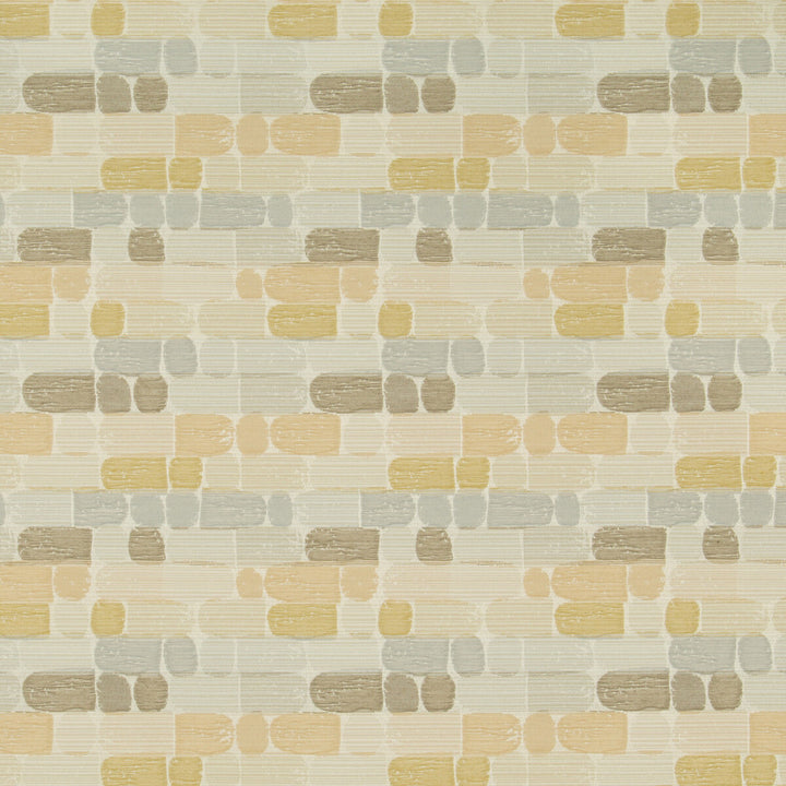 Fingerpaint Lotus by Kravet Contract Designer Fabric GIS CRYPTON POLYESTER - 100% United States HEAVY Horizontal: 7.5 and Vertical: 7.5 56.25 - Swanky Fabrics -