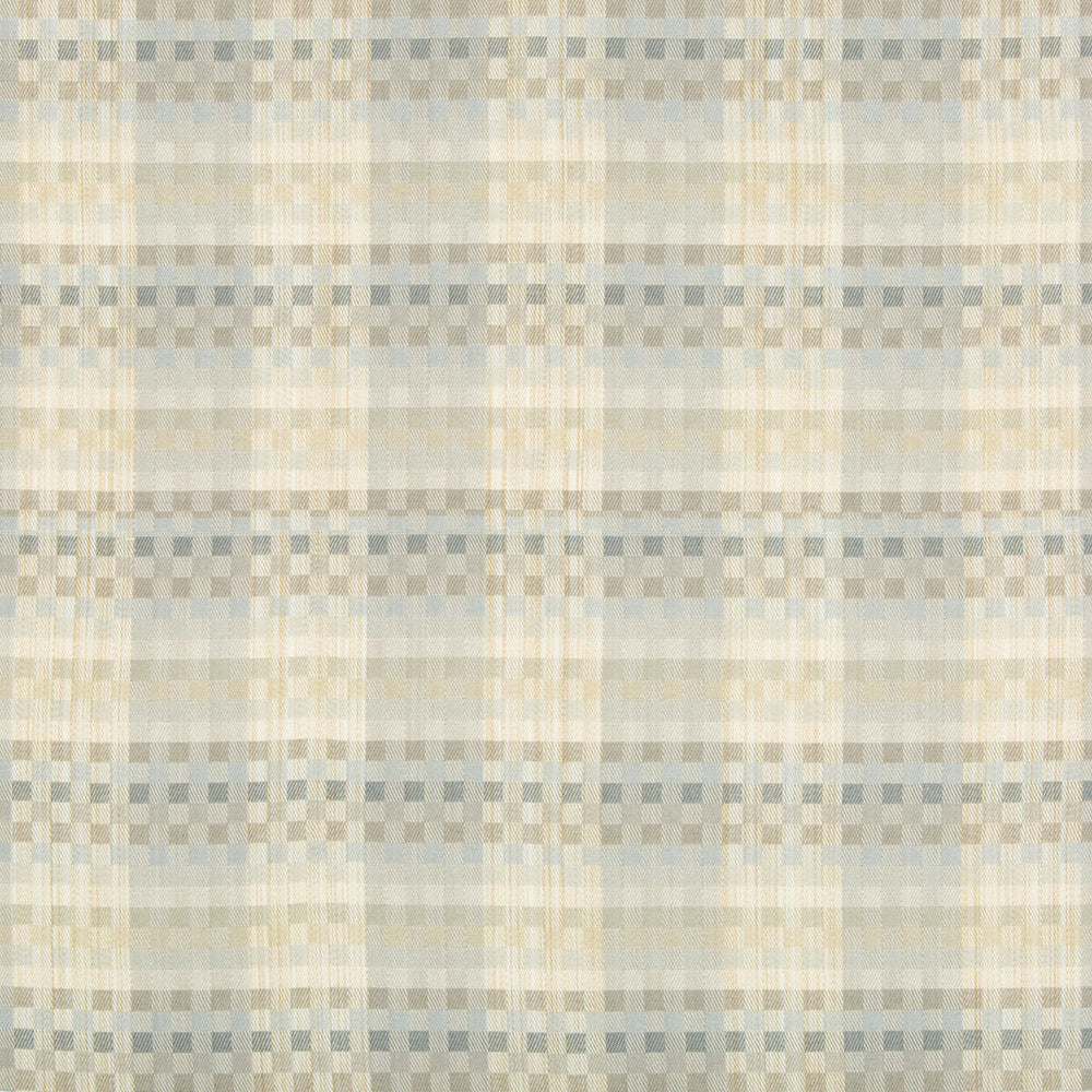 Rhys Check Cornflower by Kravet Design Designer Fabric COTTON - 57%;RAYON - 43% United States HEAVY Horizontal: 3.38 and Vertical: 3.63 54 - Swanky Fabrics -