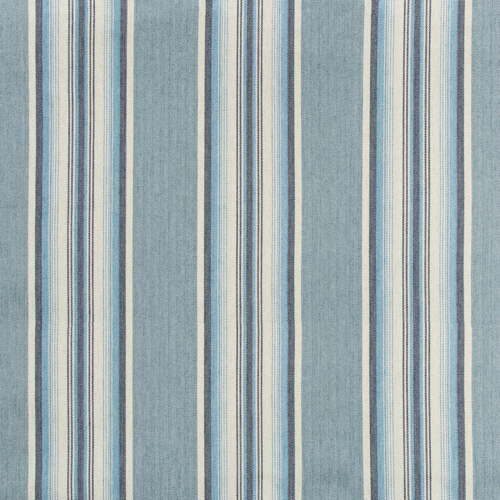 Lodeve Ticking Cornflower by Kravet Design Fabric Kravet Design Fabric Lodeve Ticking CornflowerFabric COTTON - 42%;VISCOSE - 30%;LINEN - 24%;POLYESTER - 4% Italy </p><p>Repeat: H: 9.44, V: 55.11 - Fabric Carolina -
