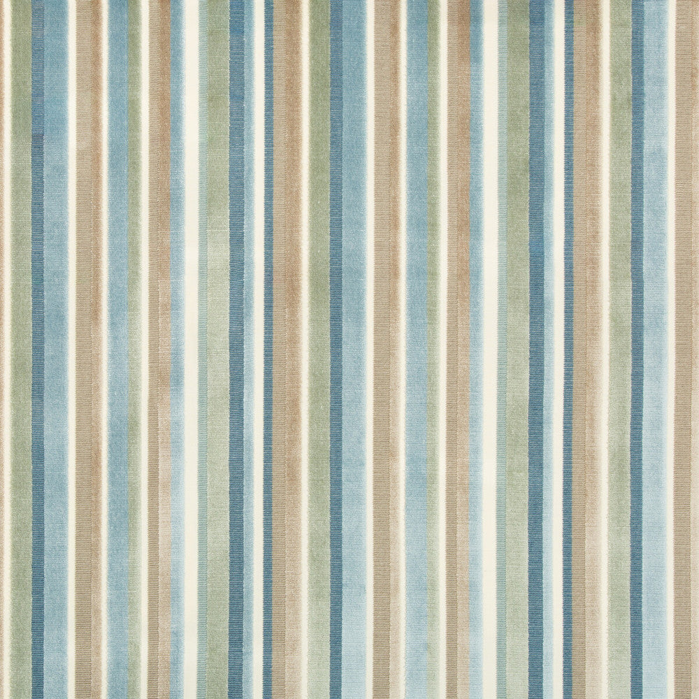 Bodenham Ocean by Kravet Basics Designer Fabric GREENWICH COLLECTION SPUN VISCOSE - 55%;FILAMENT POLYESTER - 29%;COTTON - 16% India HEAVY Horizontal: 9 and Vertical: 0 54 - Swanky Fabrics -