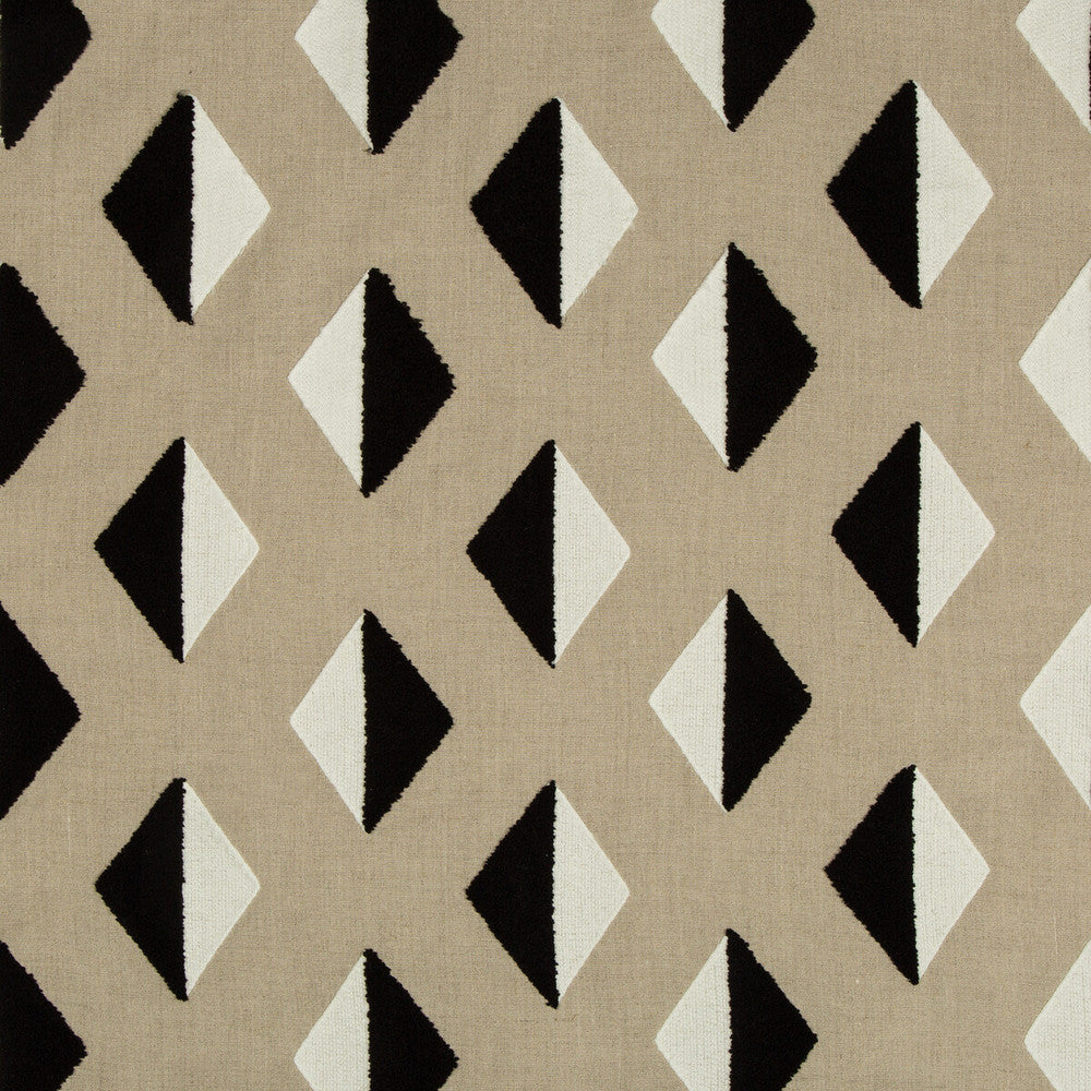 Barroco Boucle Dalmatian by Kravet Design Designer Fabric NATE BERKUS WELL-TRAVELED LINEN - 60%;ACRYLIC - 40% India LIGHT Horizontal: 8.5 and Vertical: 7.5 52 - Swanky Fabrics -