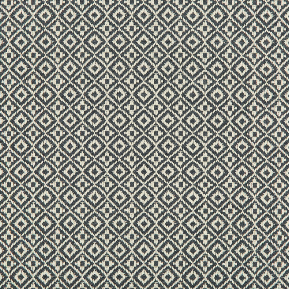 Attribute Grid Denim by Kravet Design Designer Fabric NATE BERKUS WELL-TRAVELED COTTON - 96%;POLYCOTTON - 4% India HEAVY Horizontal: 0.6 and Vertical: 0.6 55 - Swanky Fabrics -
