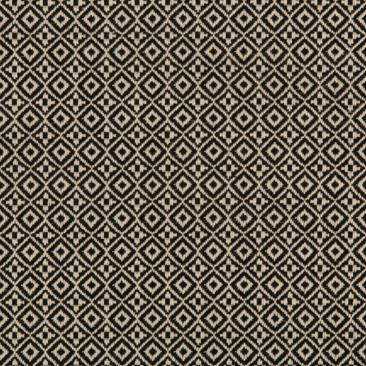 Attribute Grid Nero by Kravet Design Designer Fabric NATE BERKUS WELL-TRAVELED COTTON - 96%;POLYCOTTON - 4% India HEAVY Horizontal: 0.6 and Vertical: 0.6 55 - Swanky Fabrics -