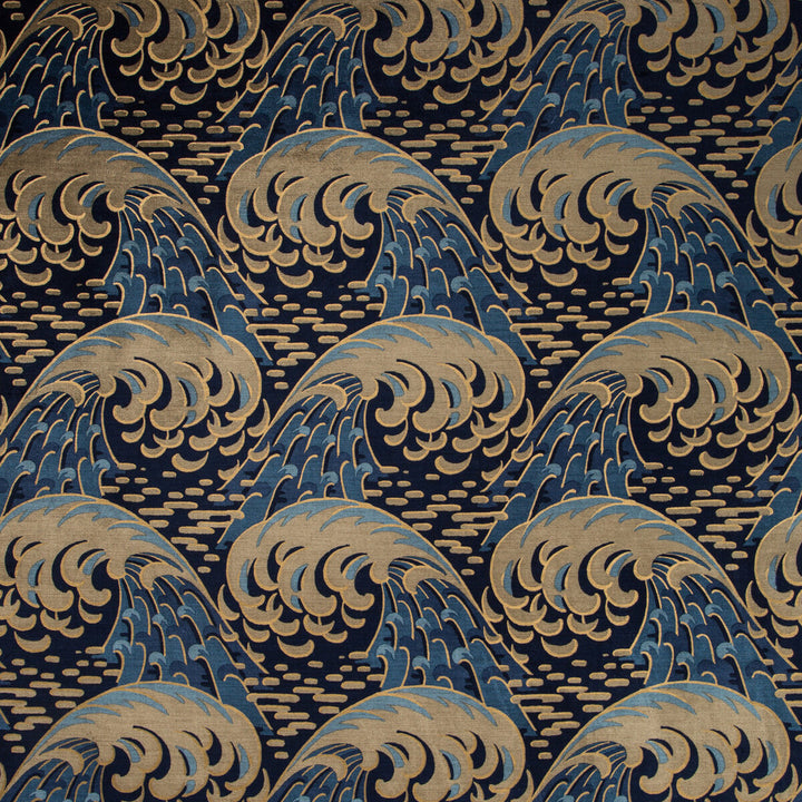 Kaiyou Indigo by Kravet Couture Designer Fabric IZU COLLECTION VISCOSE - 60%;COTTON - 40% Thailand MEDIUM Horizontal: 13.5 and Vertical: 18.53 54 - Swanky Fabrics -