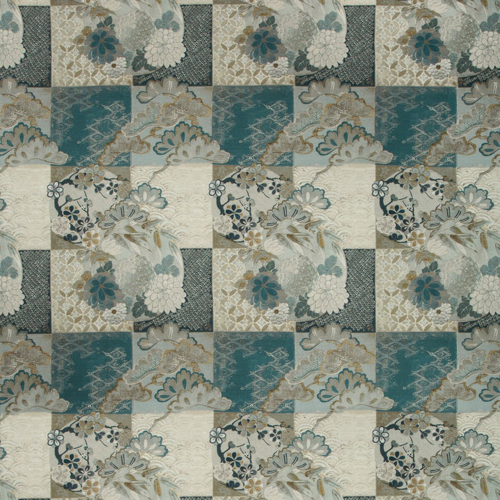 Osode Sea by Kravet Couture Fabric Kravet Couture Fabric Osode SeaFabric IZU COLLECTION COTTON - 46%;VISCOSE - 36%;LINEN - 18% Italy </p><p>Repeat: H: 17, V: 25.5 55 - Fabric Carolina -