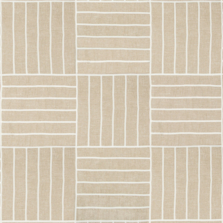 Local Grid Natural by Kravet Design Designer Fabric BARCLAY BUTERA SAGAMORE LINEN - 93%;POLYESTER - 7% India Horizontal: 26 and Vertical: 26 52 - Swanky Fabrics -