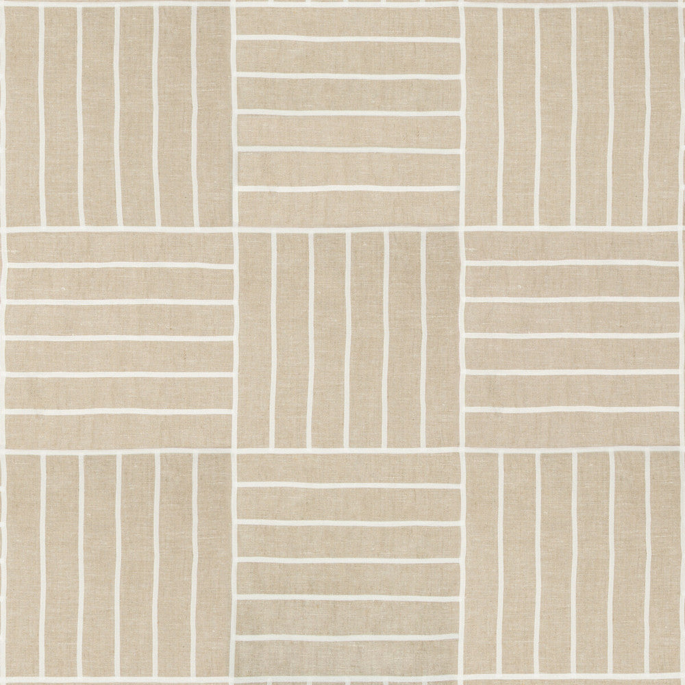 Local Grid Natural by Kravet Design Designer Fabric BARCLAY BUTERA SAGAMORE LINEN - 93%;POLYESTER - 7% India - Horizontal: 26 and Vertical: 26 52 - Swanky Fabrics -