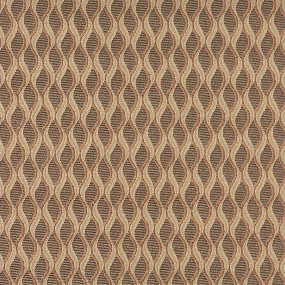 3551 Toast by Charlotte Designer Fabric Decorative Durables XII 100% Woven Polyester Made In USA Exceeds 150,000 Wyzenbeek Rubs (Heavy Duty) Horizontal: 1.25" x Vertical: 2" 54 Inches - Swanky Fabrics -