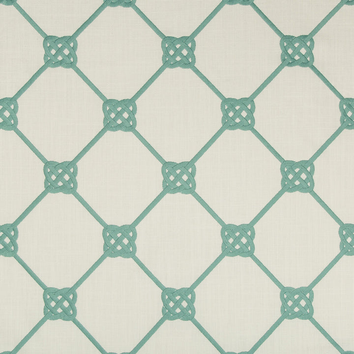 Knotbridge Surf by Kravet Basics Designer Fabric BERMUDA COTTON - 51%;LINEN - 17%;POLYESTER - 17%;VISCOSE - 15% India - Horizontal: 8.5 and Vertical: 9 51.5 - Swanky Fabrics -