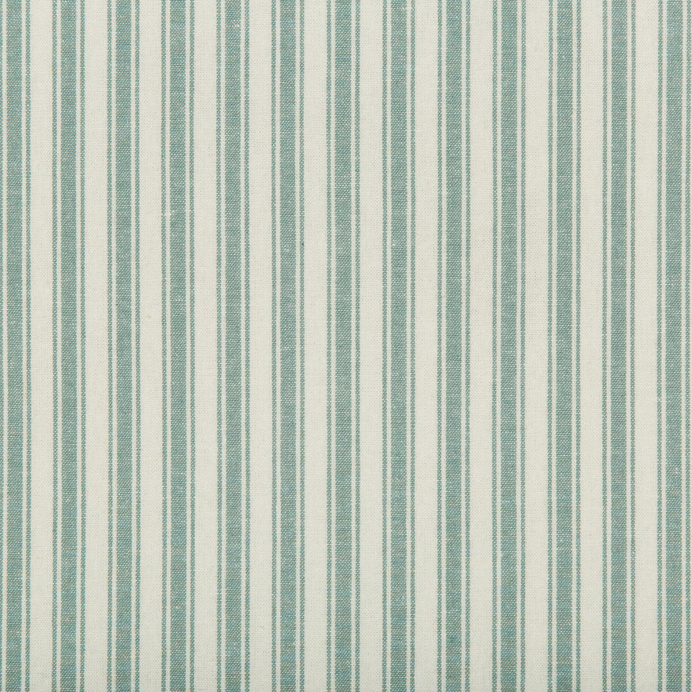 Seastripe Teal by Kravet Basics Designer Fabric BERMUDA COTTON - 100% China HEAVY Horizontal: - and Vertical: - 54 - Swanky Fabrics -