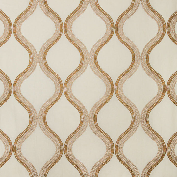 Wandering Ivory/Gold by Kravet Couture Designer Fabric MODERN COLORS-SOJOURN COLLECTION LINEN - 43%;COTTON - 28%;VISCOSE - 20%;SPUN POLYESTER - 9% India LIGHT Horizontal: 12.7 and Vertical: 31.4 51 - Swanky Fabrics -