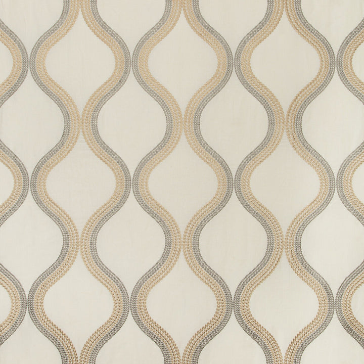 Wandering Greige by Kravet Couture Designer Fabric MODERN COLORS-SOJOURN COLLECTION LINEN - 43%;COTTON - 28%;VISCOSE - 20%;SPUN POLYESTER - 9% India LIGHT Horizontal: 12.7 and Vertical: 31.4 51 - Swanky Fabrics -