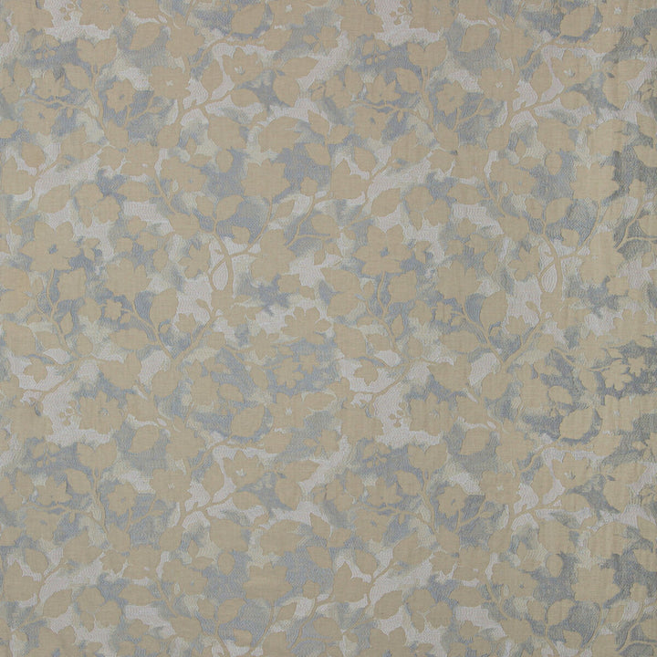 Les Fleurs Glacier by Kravet Couture Designer Fabric MODERN COLORS-SOJOURN COLLECTION LINEN - 41%;COTTON - 27%;VISCOSE - 22%;SPUN POLYESTER - 10% India LIGHT Horizontal: 25.5 and Vertical: 31.4 51 - Swanky Fabrics -