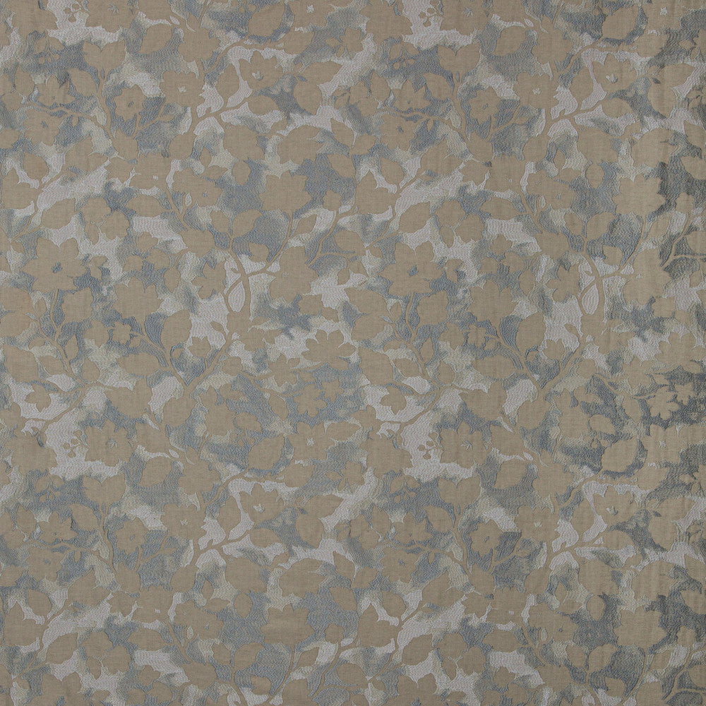 Les Fleurs Glacier by Kravet Couture Designer Fabric MODERN COLORS-SOJOURN COLLECTION LINEN - 41%;COTTON - 27%;VISCOSE - 22%;SPUN POLYESTER - 10% India LIGHT Horizontal: 25.5 and Vertical: 31.4 51 - Swanky Fabrics -
