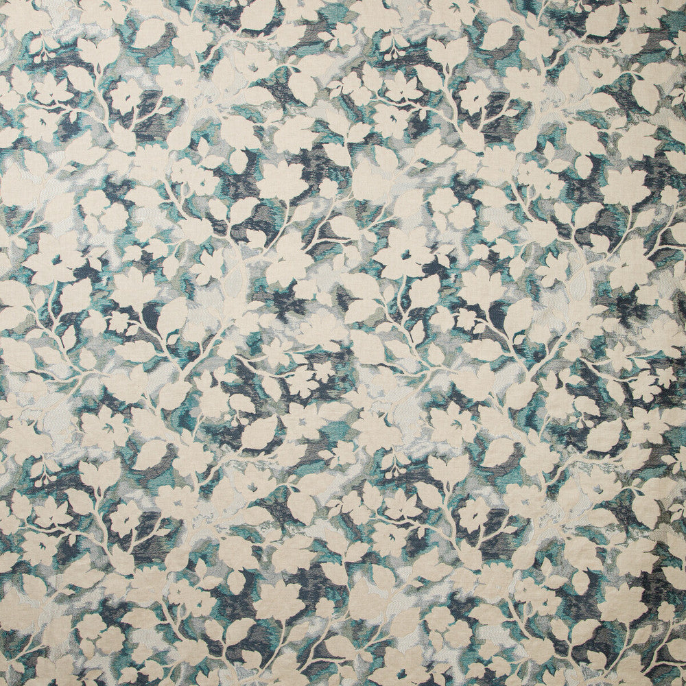 Les Fleurs Teal by Kravet Couture Fabric Kravet Couture Fabric Les Fleurs TealFabric MODERN COLORS-SOJOURN COLLECTION LINEN - 41%;COTTON - 27%;VISCOSE - 22%;SPUN POLYESTER - 10% India </p><p>Repeat: H: 25.5, V: 31.4 51 - Fabric Carolina -