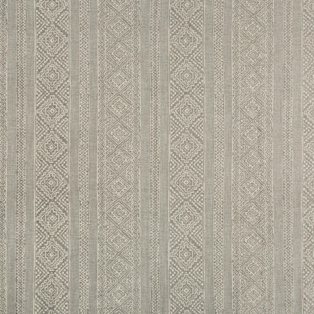 Wanderwide Grey by Kravet Couture Designer Fabric MODERN COLORS-SOJOURN COLLECTION COTTON - 34%;VISCOSE - 30%;LINEN - 24%;BAMBOO - 7%;POLYAMIDE - 5% Belgium HEAVY Horizontal: 16.93 and Vertical: 13 51 - Swanky Fabrics -