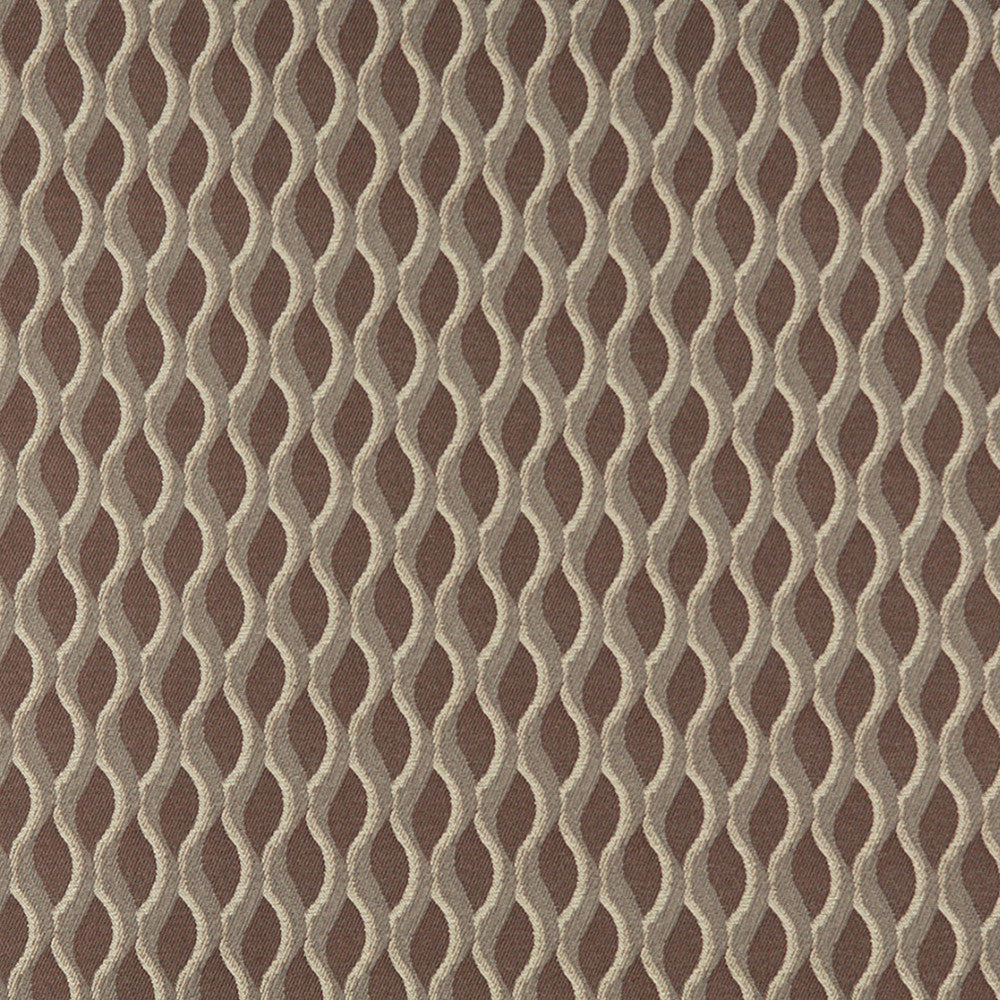 3556 Chocolate by Charlotte Designer Fabric Decorative Durables XII 100% Woven Polyester Made In USA Exceeds 150,000 Wyzenbeek Rubs (Heavy Duty) Horizontal: 1.25" x Vertical: 2" 54 Inches - Swanky Fabrics -