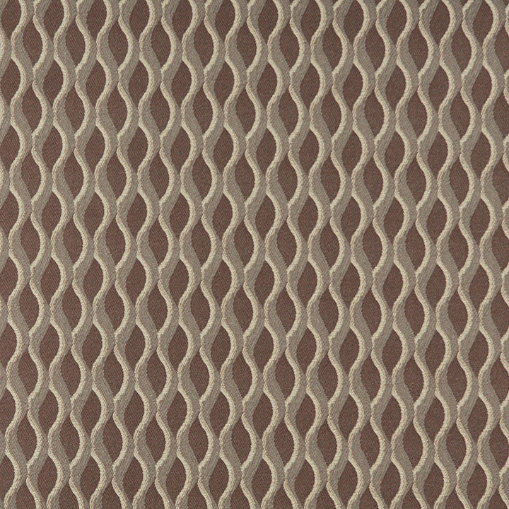 3556 Chocolate by Charlotte Designer Fabric Decorative Durables XII 100% Woven Polyester Made In USA Exceeds 150,000 Wyzenbeek Rubs (Heavy Duty) Horizontal: 1.25" x Vertical: 2" 54 Inches - Swanky Fabrics -