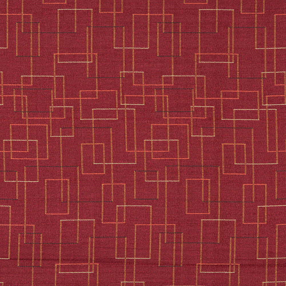 3561 Cranberry by Charlotte Designer Fabric Decorative Durables XII 100% Woven Polyester Made In USA Exceeds 150,000 Wyzenbeek Rubs (Heavy Duty) Horizontal: 7.25" x Vertical: 9.25" 54 Inches - Swanky Fabrics -