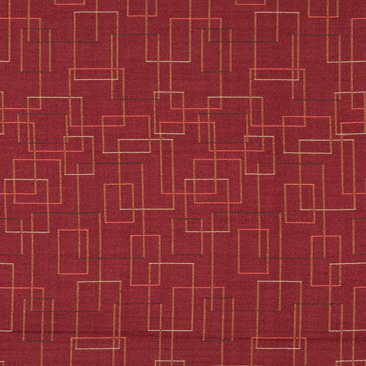 3561 Cranberry by Charlotte Designer Fabric Decorative Durables XII 100% Woven Polyester Made In USA Exceeds 150,000 Wyzenbeek Rubs (Heavy Duty) Horizontal: 7.25" x Vertical: 9.25" 54 Inches - Swanky Fabrics -