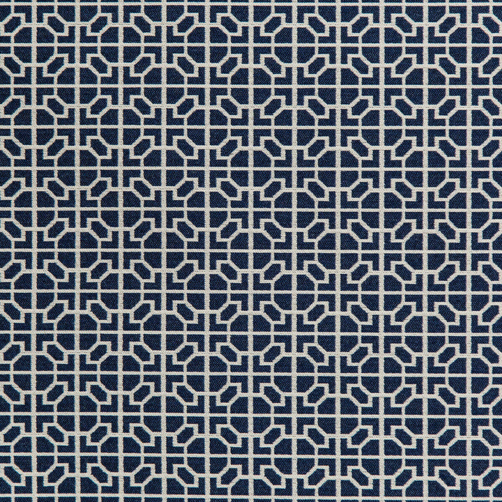 Raia Navy by Kravet Design Designer Fabric INDOOR / OUTDOOR ACRYLIC - 66%;POLYESTER - 34% China HEAVY Horizontal: 2 and Vertical: 2 54 - Swanky Fabrics -