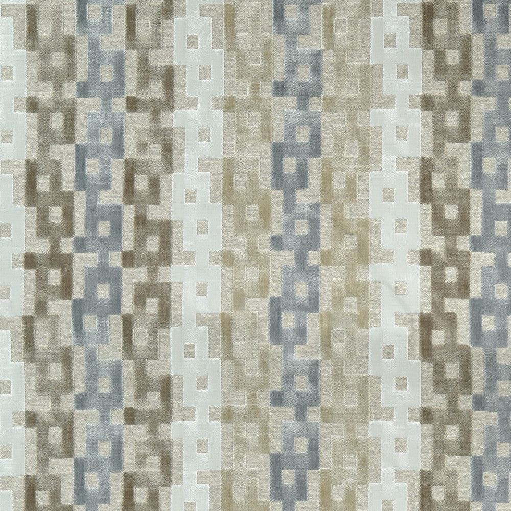 Chain Velvet Natural by Kravet Couture Designer Fabric VISCOSE - 76%;POLYESTER - 13%;COTTON - 8%;LINEN - 3% Belgium HEAVY Horizontal: 27.56 and Vertical: 11.22 54.33 - Swanky Fabrics -