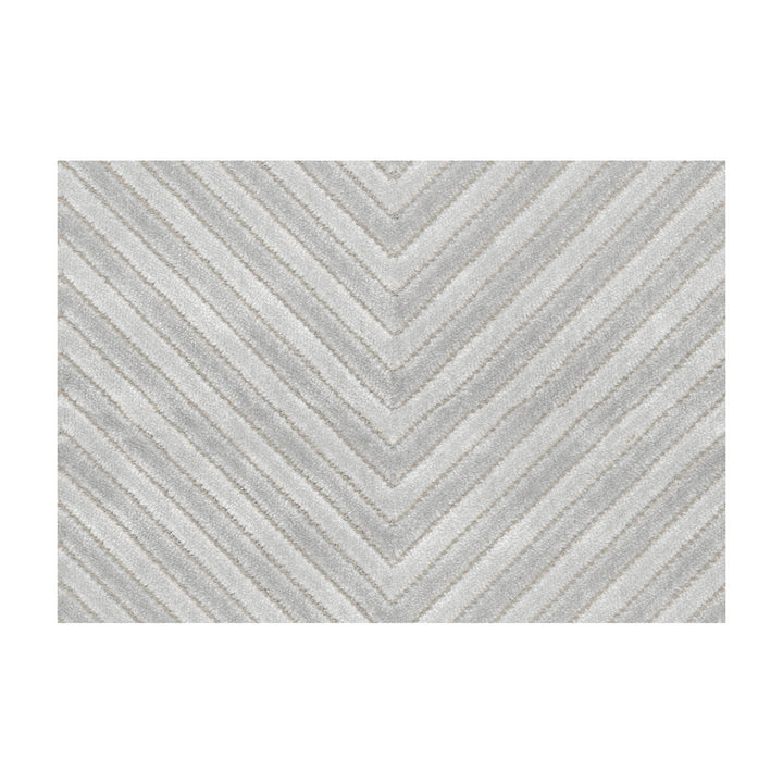 Wishbone Silver by Kravet Contract Designer Fabric SARAH RICHARDSON HARMONY VISCOSE - 62%;POLYESTER - 38% India HEAVY Horizontal: 7 and Vertical: 1 54 - Swanky Fabrics -