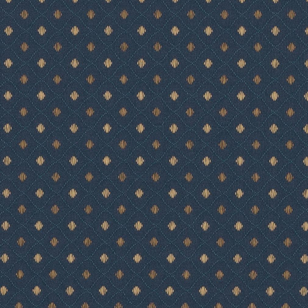 3675 Sapphire by Charlotte Designer Fabric Ring Book Page #3 100% Woven Polyester Asia Exceeds 70,000 Wyzenbeek Rubs (Heavy Duty) Horizontal: 1.5" x Vertical: 1.5" 54 Inches - Swanky Fabrics -
