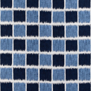 Ikat Squares Marine 36936.5.0 By Kravet Couture Designer Fabric