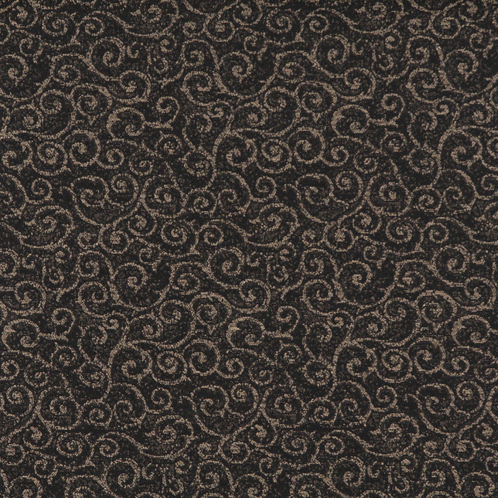 3772 Raven by Charlotte Designer Fabric Decorative Durables XI 45% Cotton, 44% Polyester, 11% Acrylic Made In USA Exceeds 150,000 Wyzenbeek Rubs (Heavy Duty) Horizontal: 6.75" x Vertical: 13.5" 54 Inches - Swanky Fabrics -