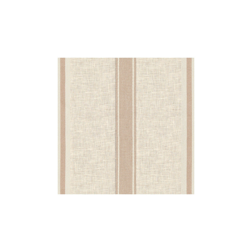 Colva Stripe Lucite by Kravet Design Designer Fabric BARCLAY BUTERA COLLECTION II LINEN - 100% Turkey Horizontal: 13.5 and Vertical: 124 - Swanky Fabrics -