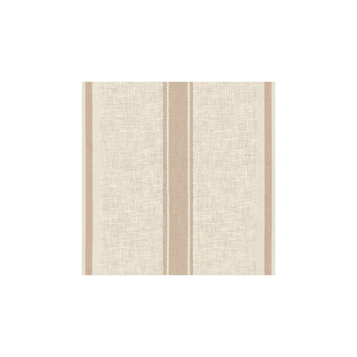 Colva Stripe Lucite by Kravet Design Designer Fabric BARCLAY BUTERA COLLECTION II LINEN - 100% Turkey Horizontal: 13.5 and Vertical: 124 - Swanky Fabrics -