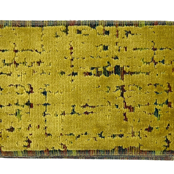 Sunburst Yellow by Europatex Designer Fabric Sunburst 100% Polyester 6.75 inches - Swanky Fabrics -