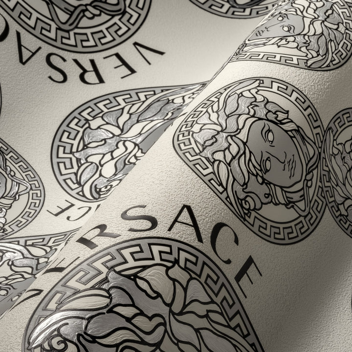 Dynasty Snowbound 386102X by Versace Designer Wallpaper