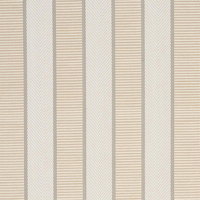 Ribbon Stripe Champagne 77101 by Schumacher Designer Fabric Timothy Corrigan 1.12" - Swanky Fabrics -