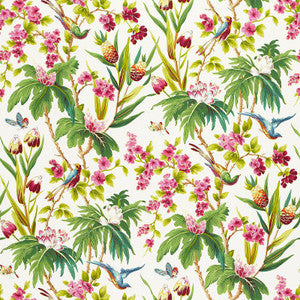 Seychelles Ivory 175701 by Schumacher Designer Fabric
