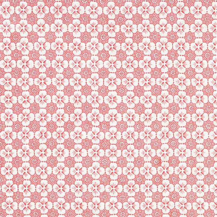 Palisades Floret Pink 177602 by Schumacher Designer Fabric Mark D. Sikes 1.0" - Swanky Fabrics -