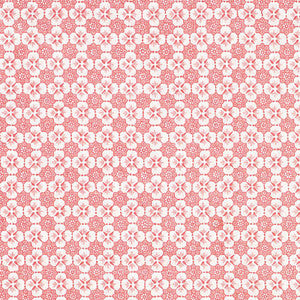 Palisades Floret Pink 177602 by Schumacher Designer Fabric