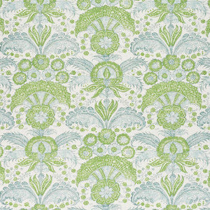 Calicut Leaf 178101 by Schumacher Designer Fabric