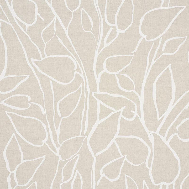 Solandra Vine Natural 178703 by Schumacher Designer Fabric Freehand 26.88" - Swanky Fabrics -