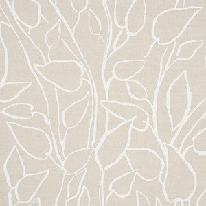Solandra Vine Natural 178703 by Schumacher Designer Fabric