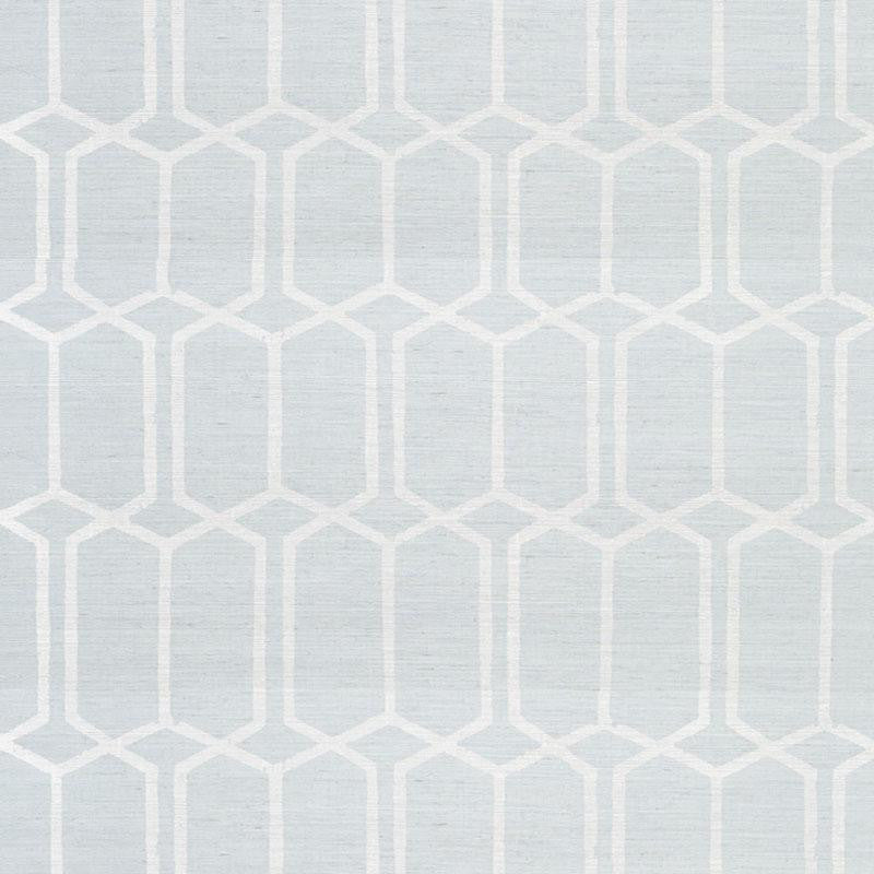 Modern Trellis Sisal Sky 5010100 by Schumacher Designer Wallpaper Textured Wallcoverings & Printed Grasscloths 6.75" - Swanky Fabrics -