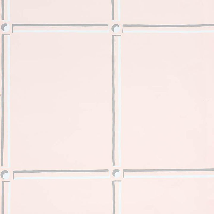 La Galerie Blush 5009941 by Schumacher Designer Wallpaper Trompe L'Oeil 27.0" - Swanky Fabrics -