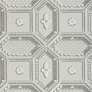 Lacunaria Dove 5009900 by Schumacher Designer Wallpaper