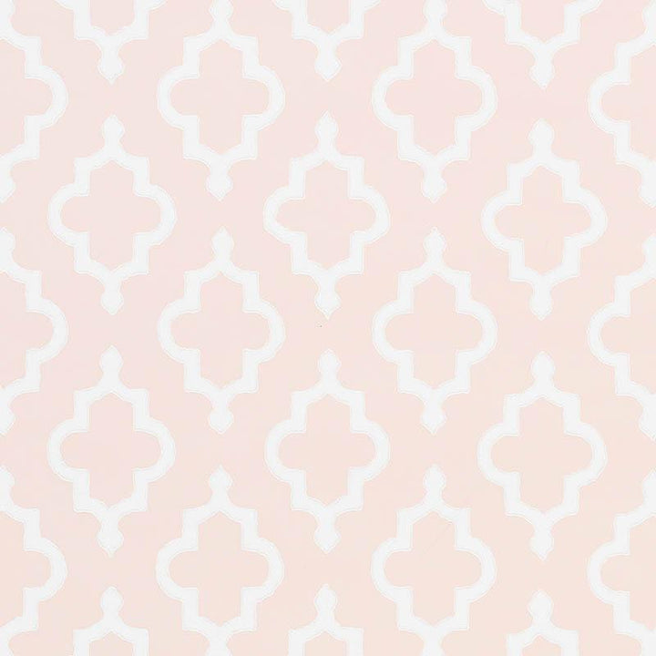 Jake Quiet Pink 5009861 by Schumacher Designer Wallpaper Veere Grenney 3.75" - Swanky Fabrics -