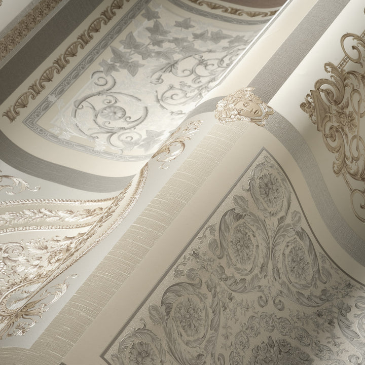 Reverie Oak 387042X by Versace Designer Wallpaper