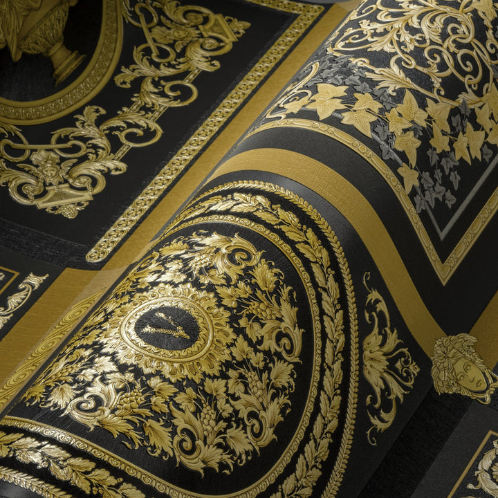 Reverie Honey Bee 387043X by Versace Designer Wallpaper